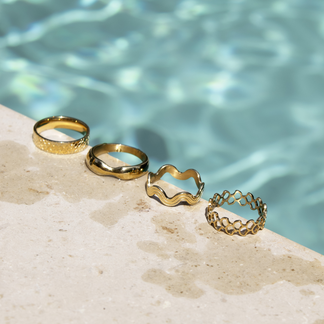 Wave after Wave Anello Argento