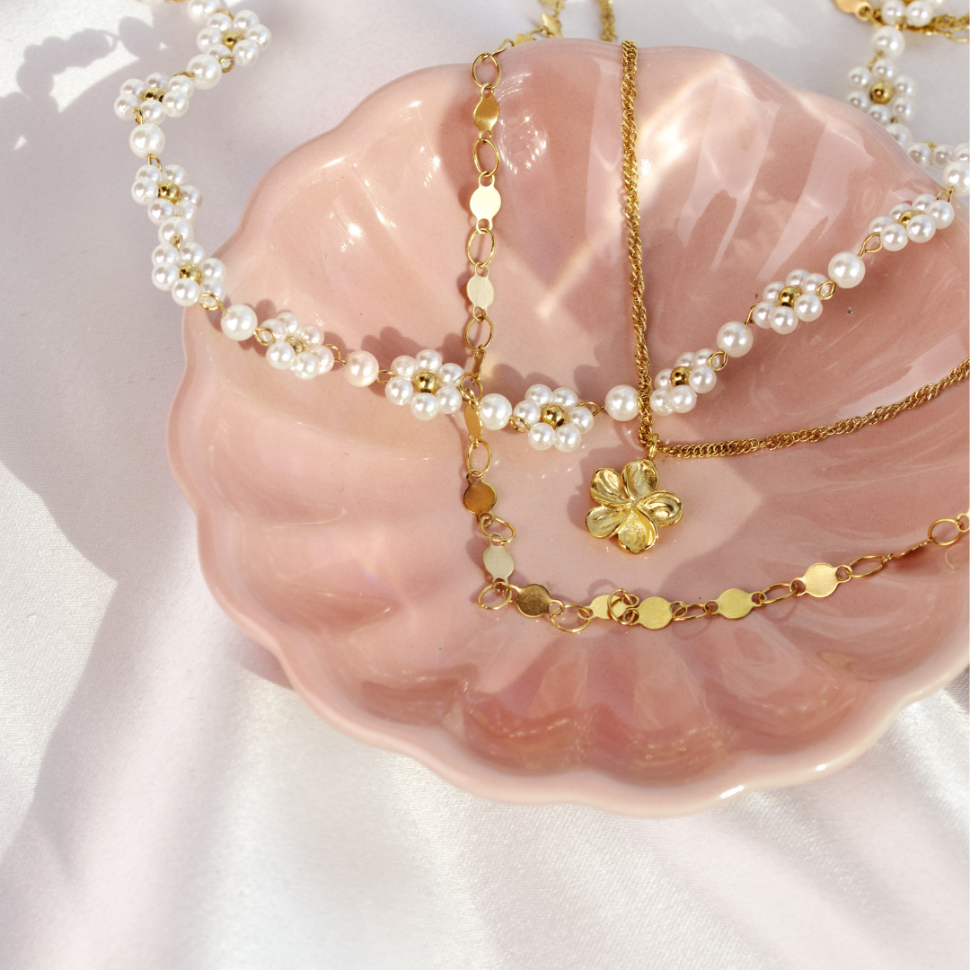 Bonita Flor Choker Argento