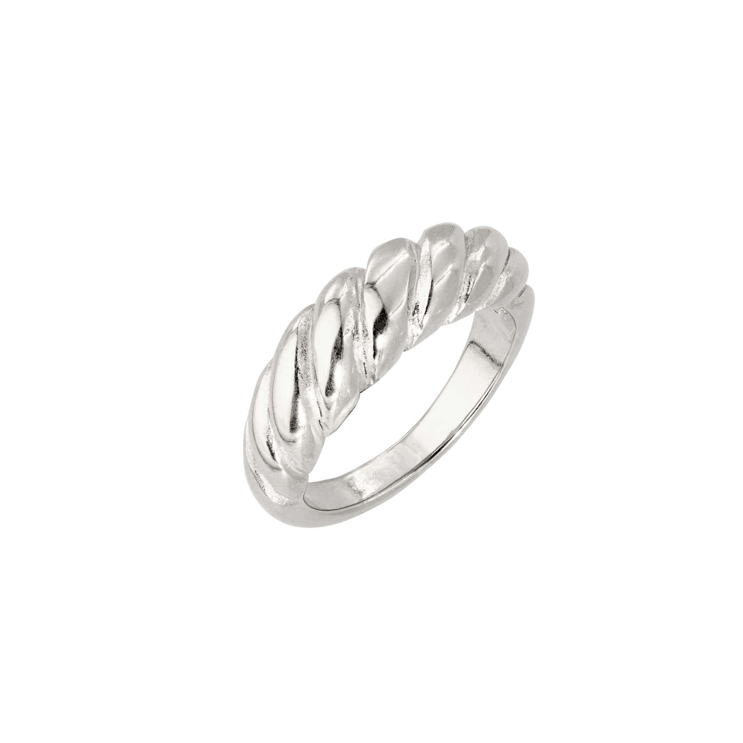 Towel Twist Anello Argento