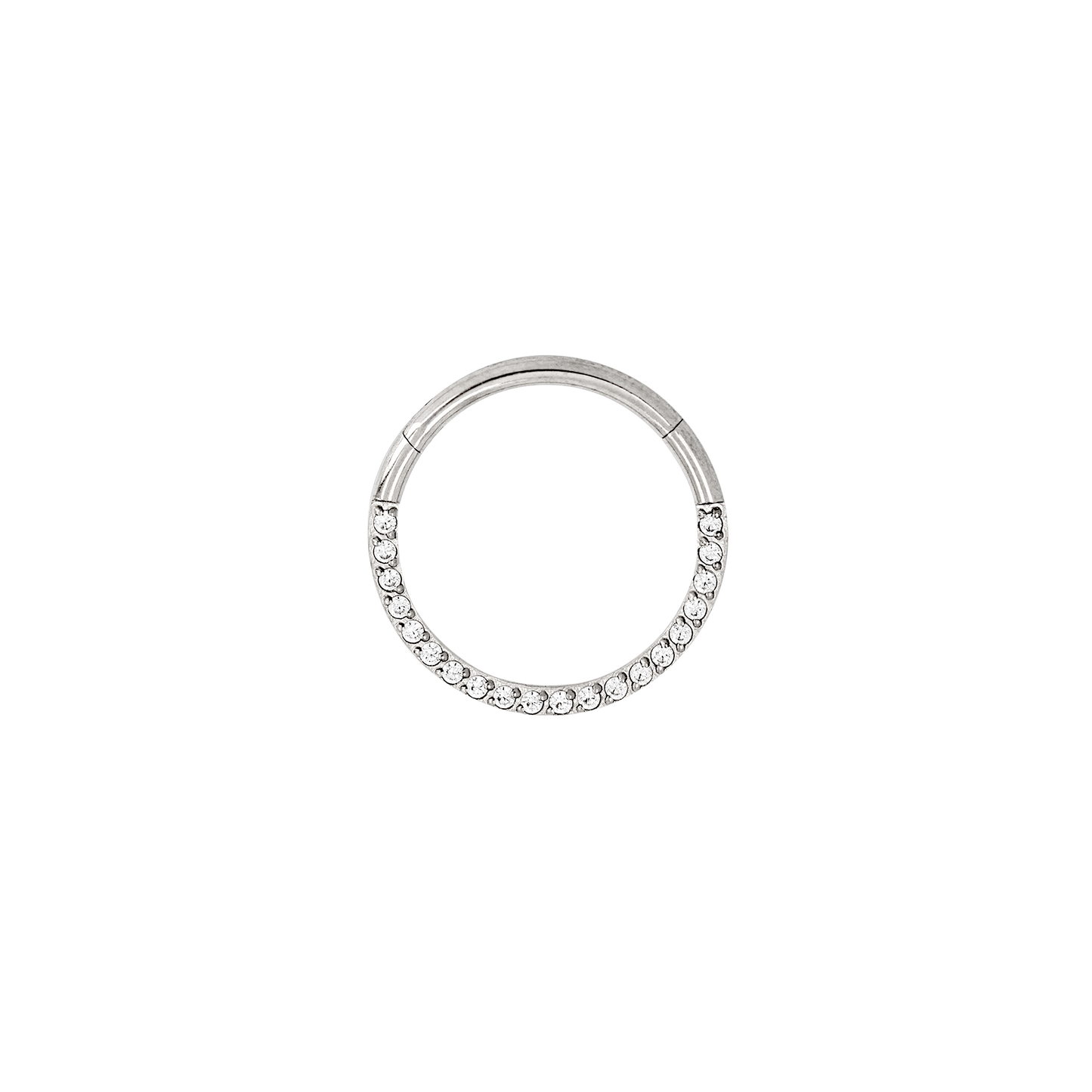 Boho Click Piercing Argento