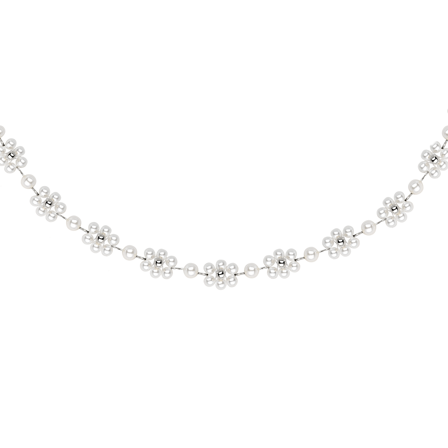 Bonita Flor Choker Argento