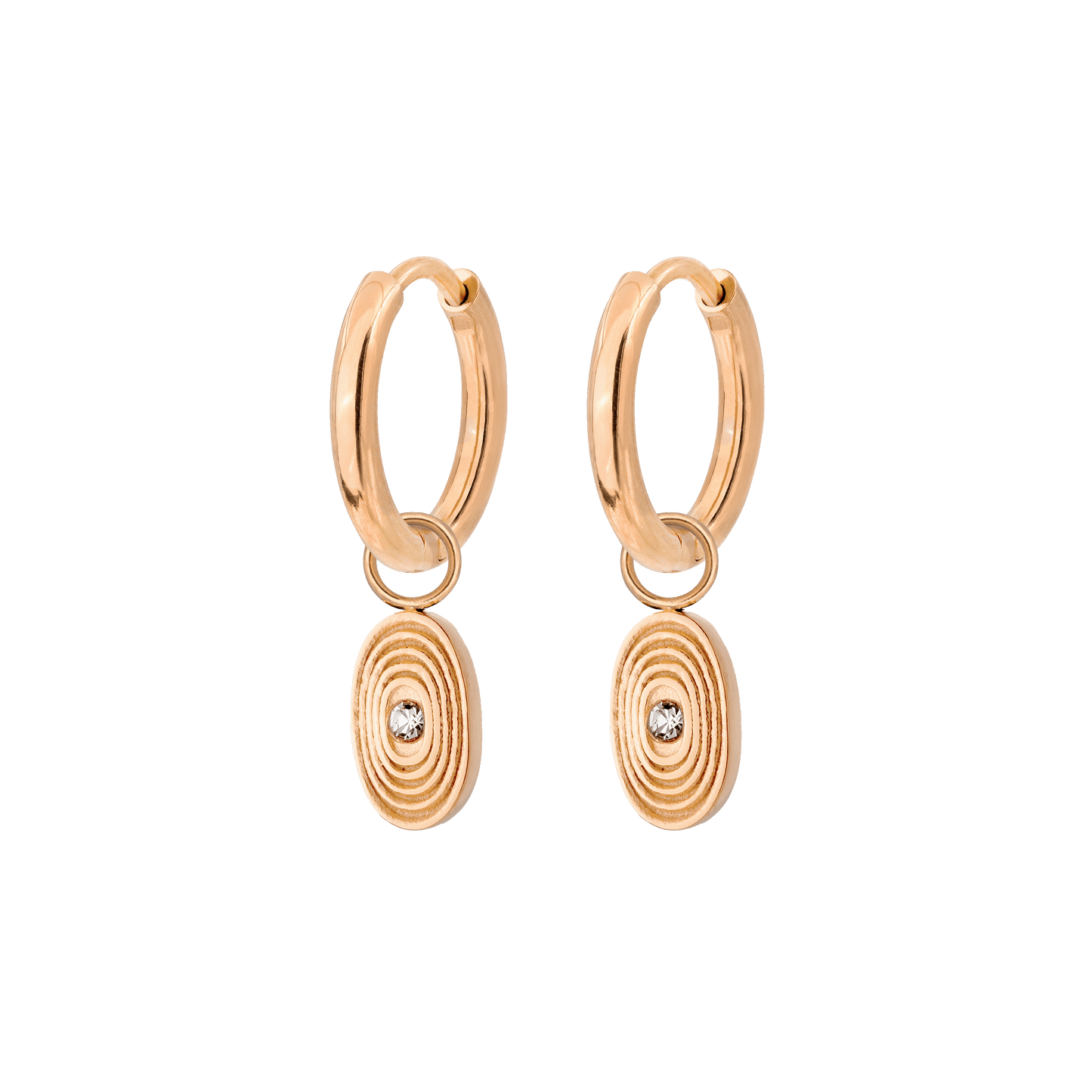Nostalgia Hoop Set Small Oro Rosa