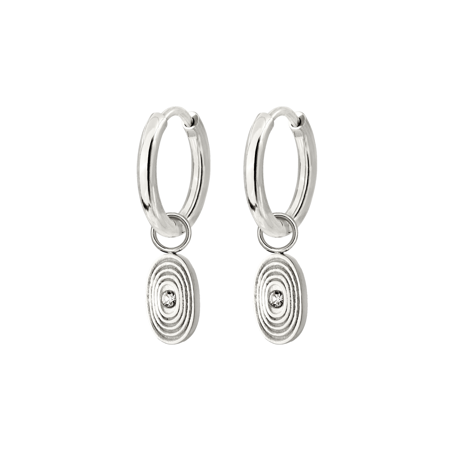 Nostalgia Hoop Set Small Argento