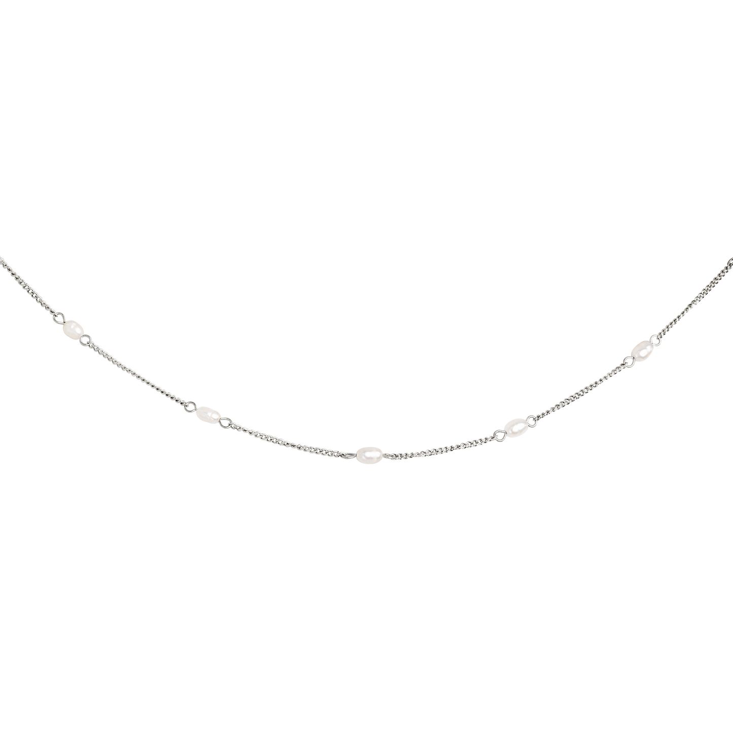 Pearl after Pearl Choker Argento