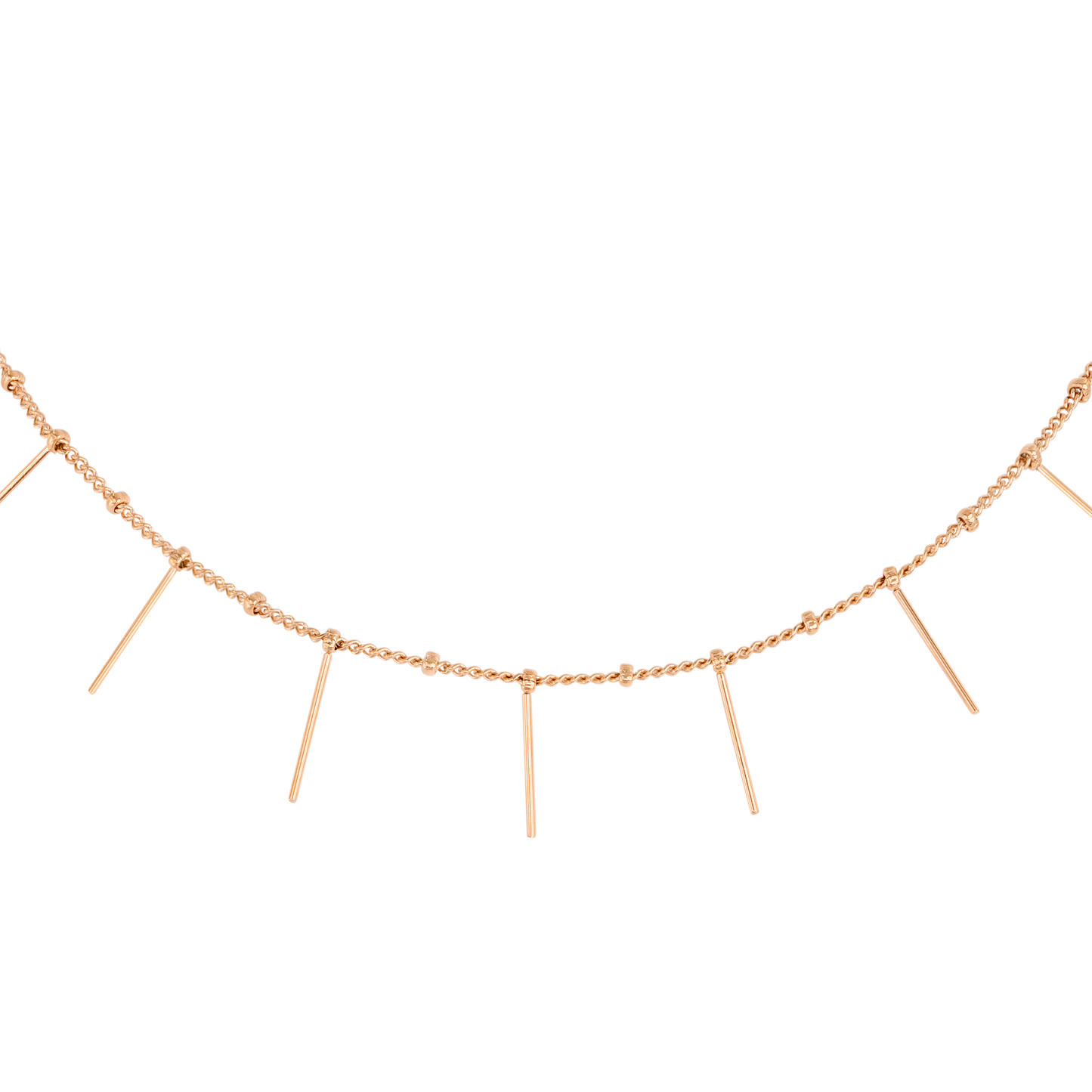 Sea Urchin Choker Oro Rosa