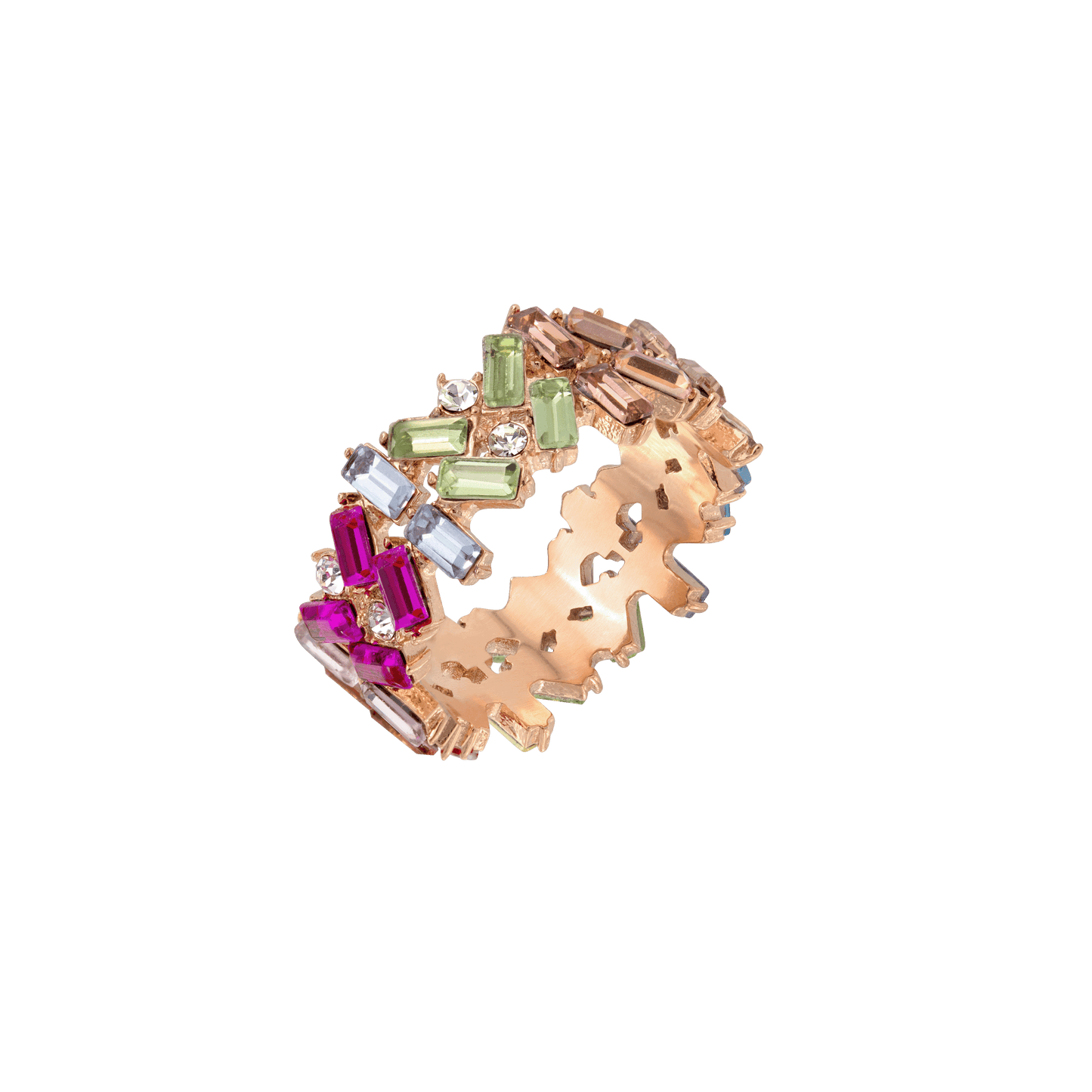 Double Rainbow Anello Oro Rosa