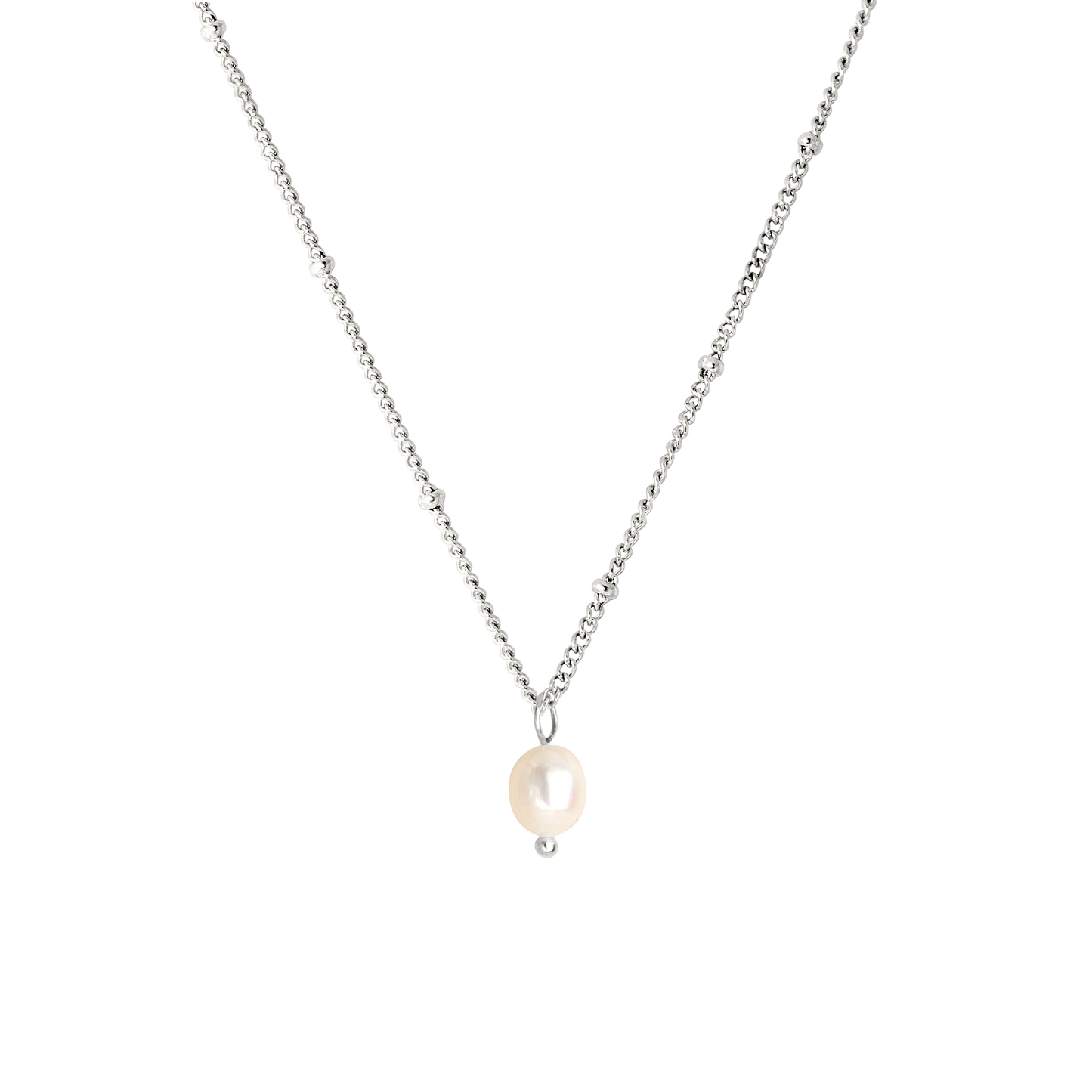 Baby Pearl Collana Argento