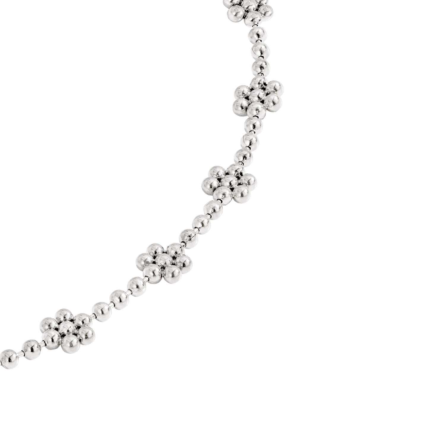 Blooming Choker Argento