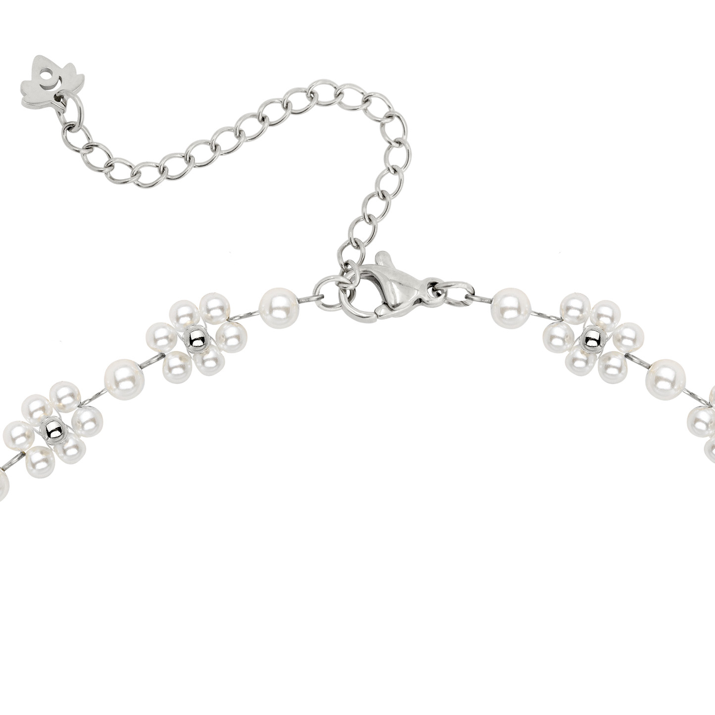 Bonita Flor Choker Argento