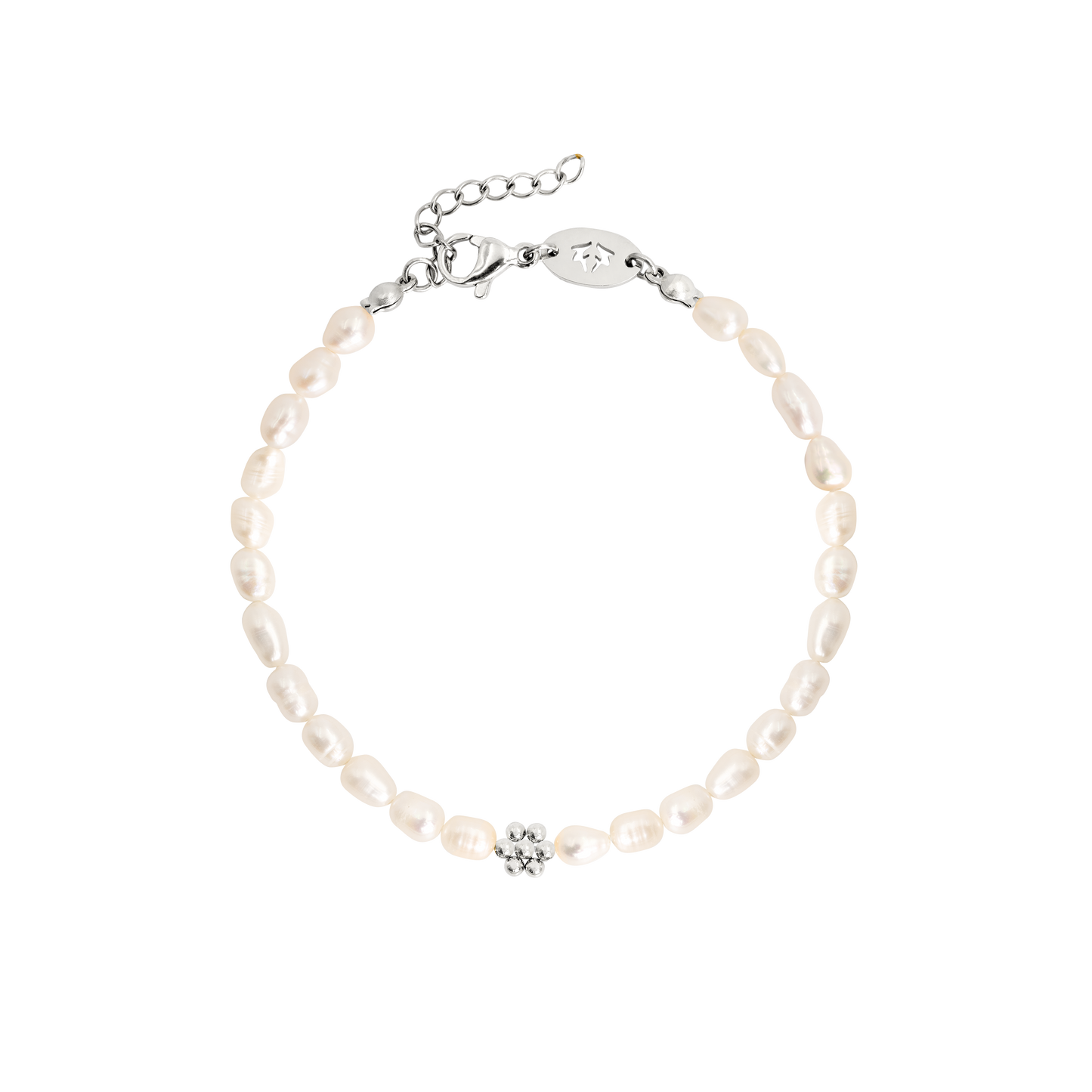 Blossom Pearl Bracciale Argento