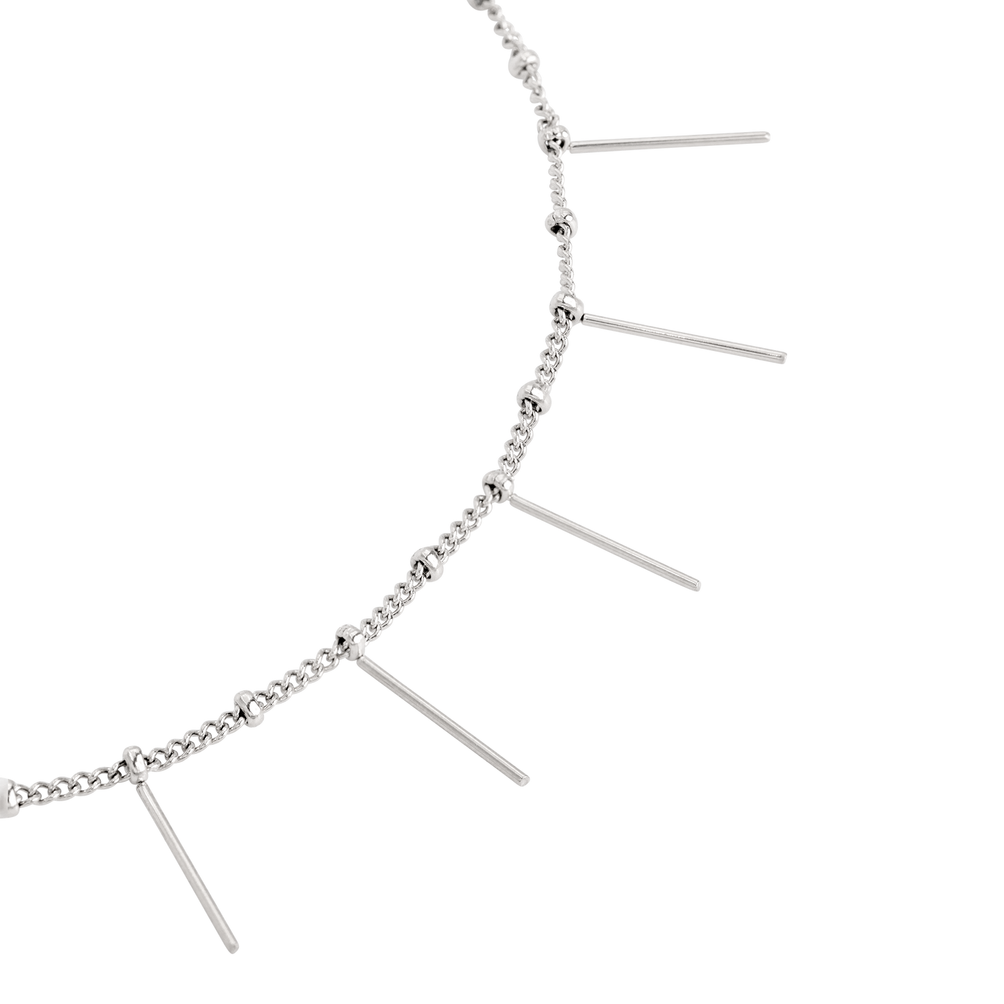 Sea Urchin Choker Argento