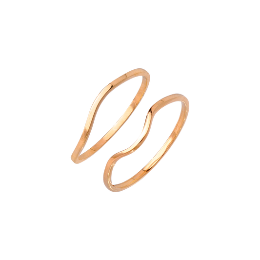 Skinny Dip Anello Duo Oro Rosa