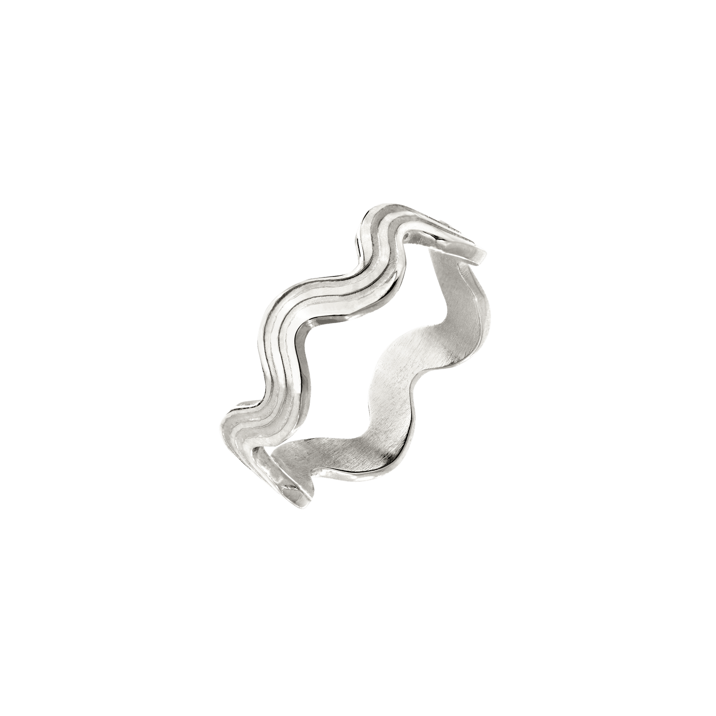 Wave after Wave Anello Argento