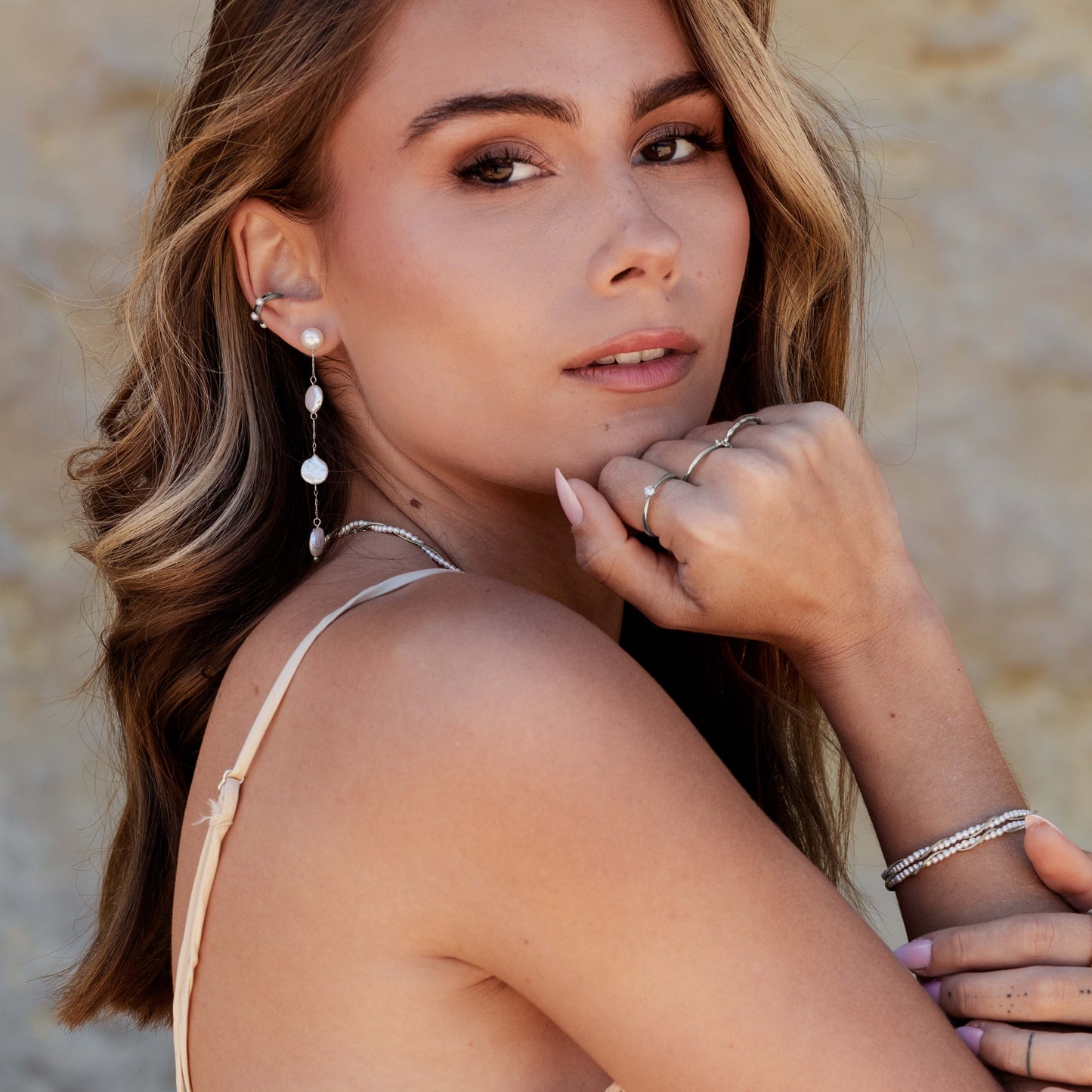 Pure Love Pearl Orecchini Argento