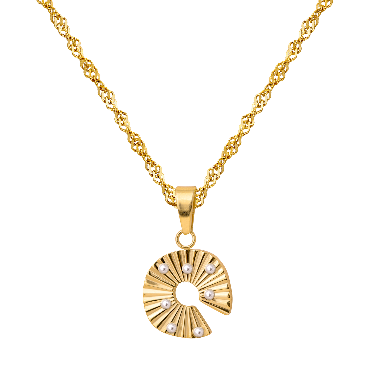 Sparkling Donut Collana Oro