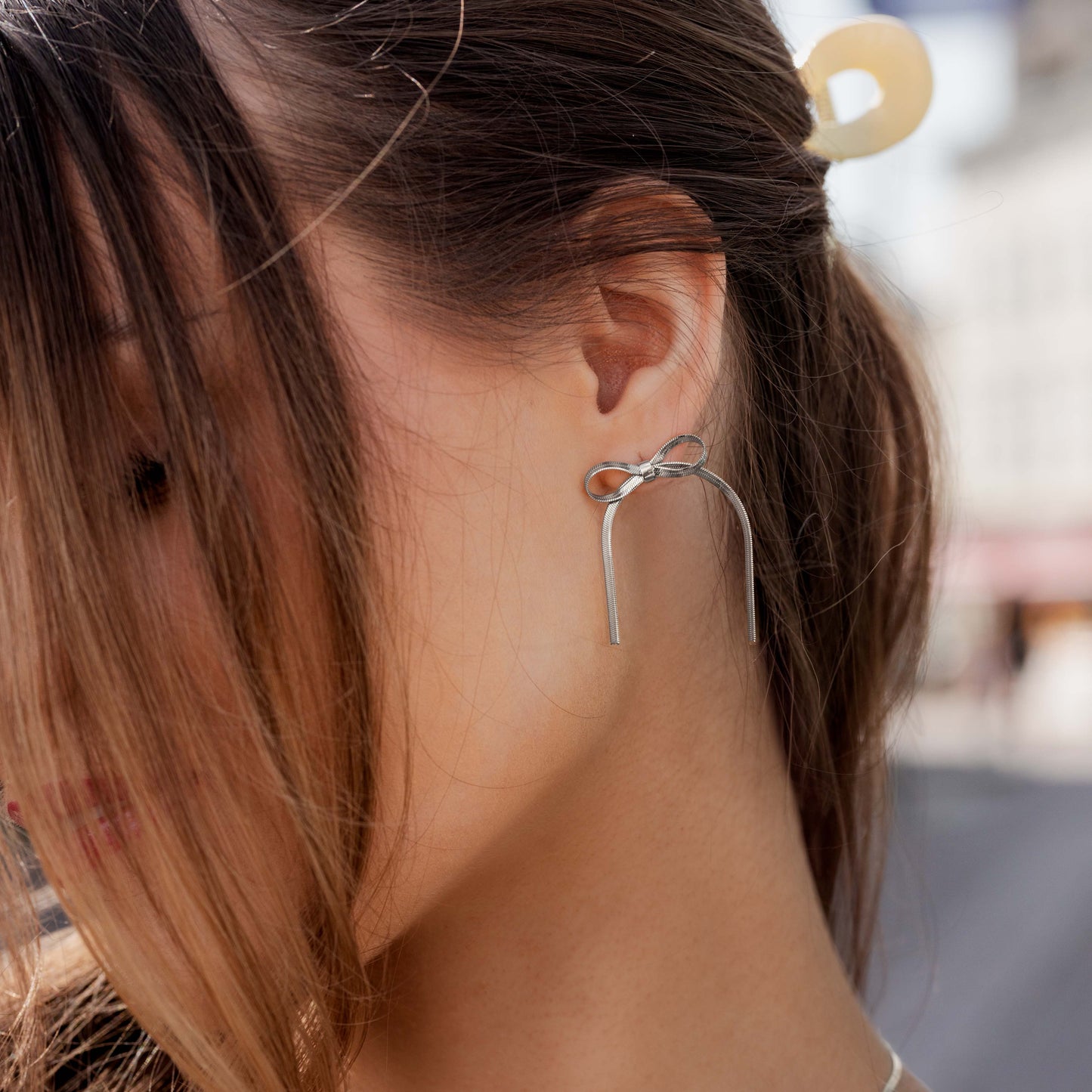 Sweet Bow Orecchini Argento
