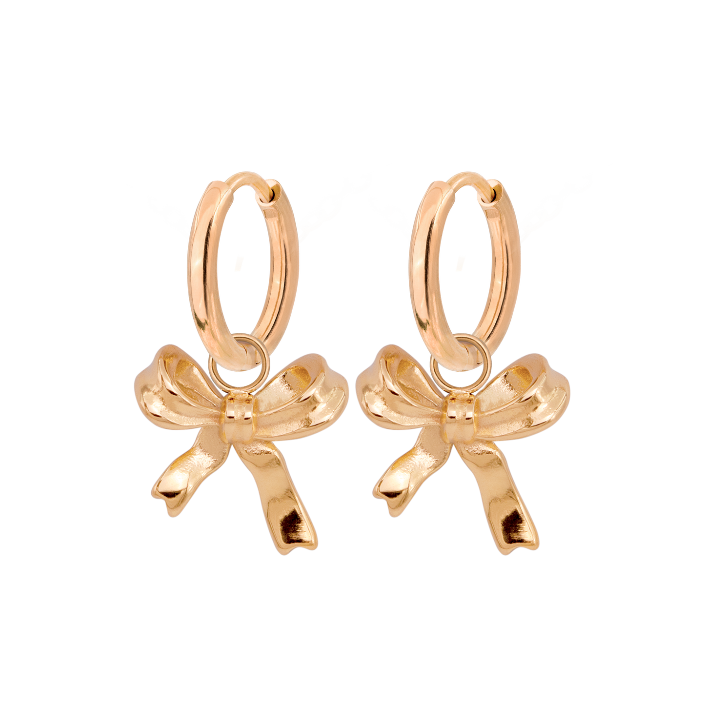 Pretty Ribbon Hoop Set Small Oro Rosa