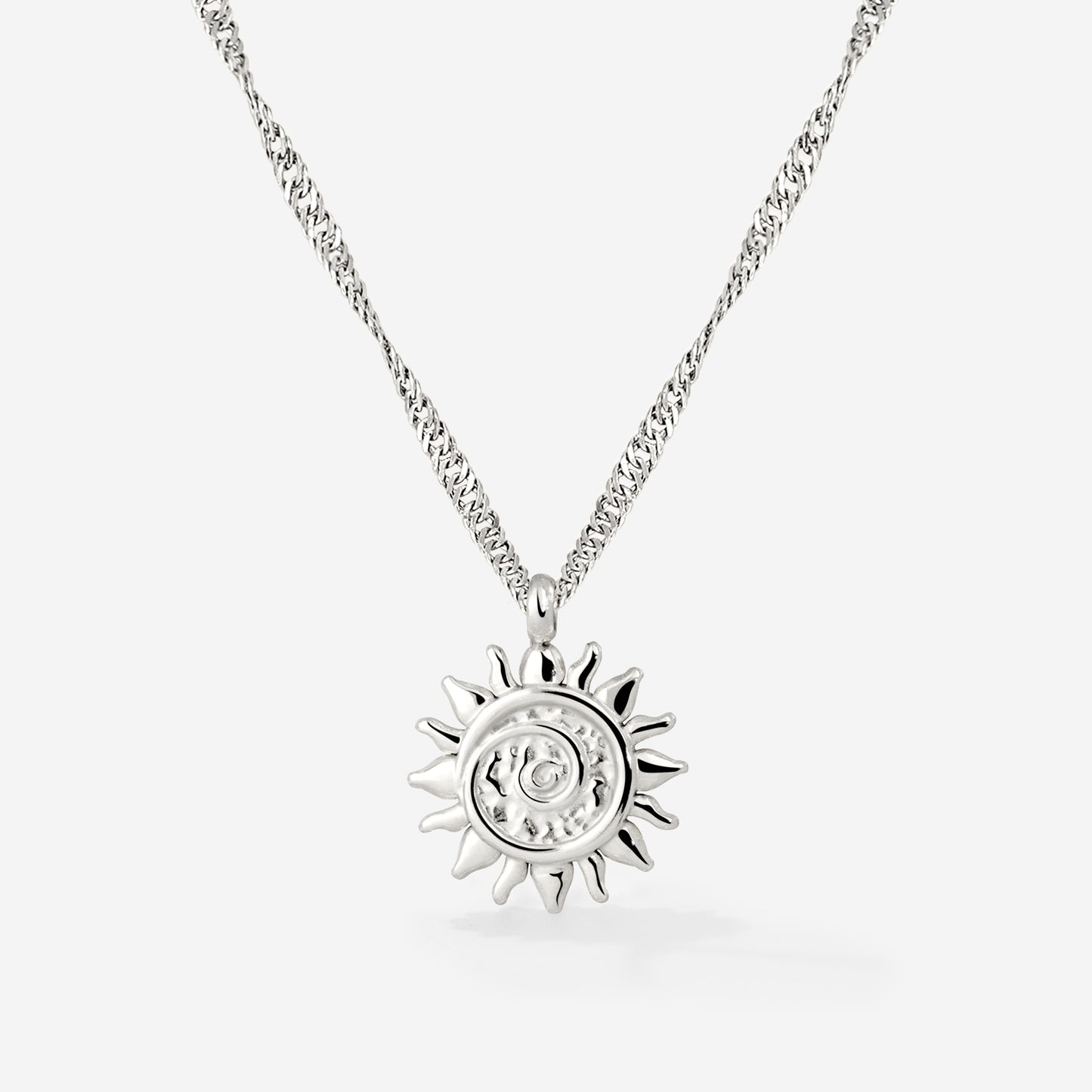 Sunny Swirl Collana Argento