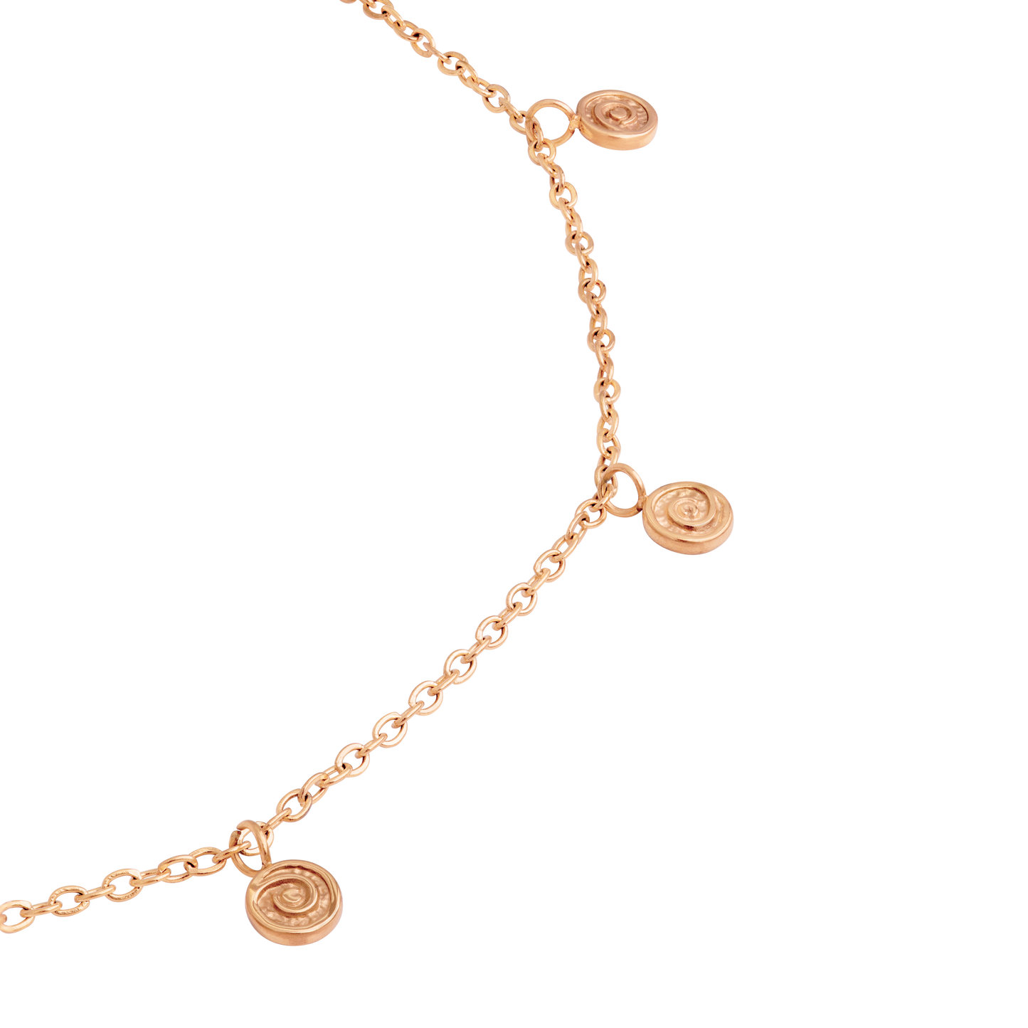 Swirl'n Choker Oro Rosa