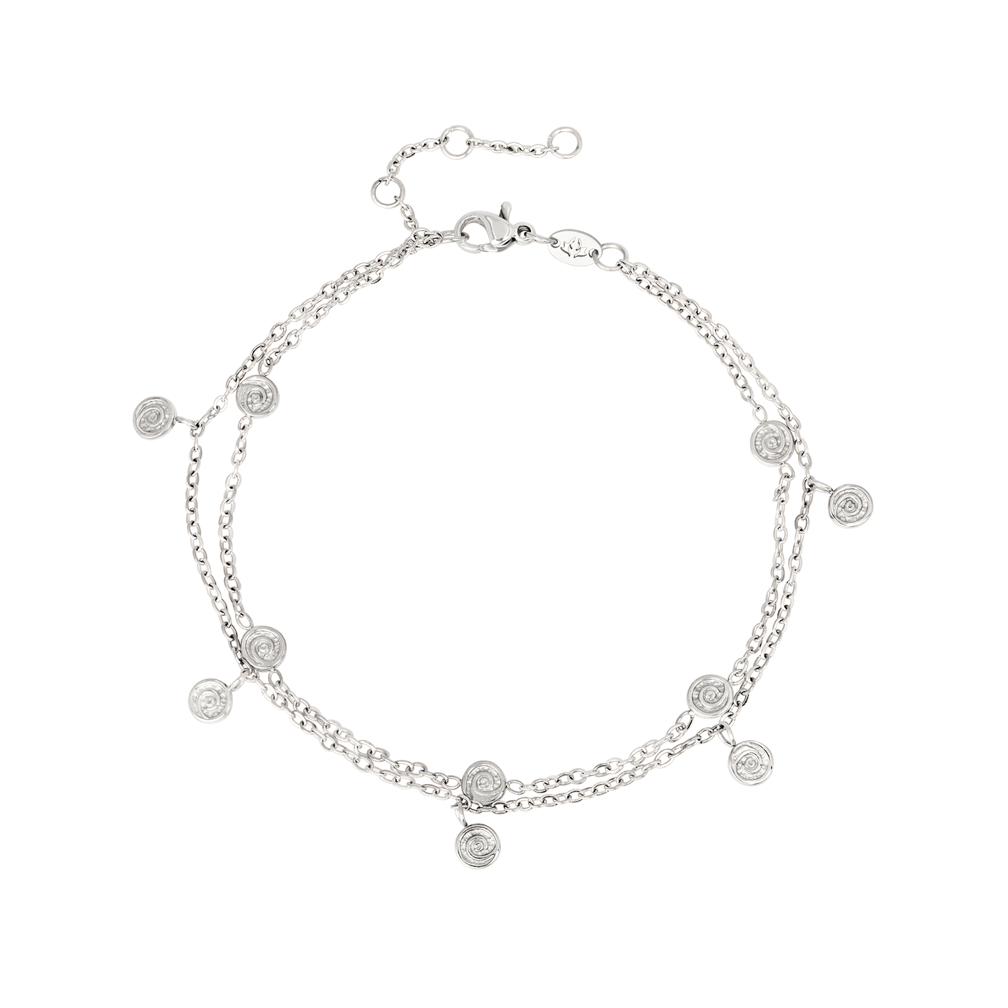 Swirl'n Double Bracciale Argento