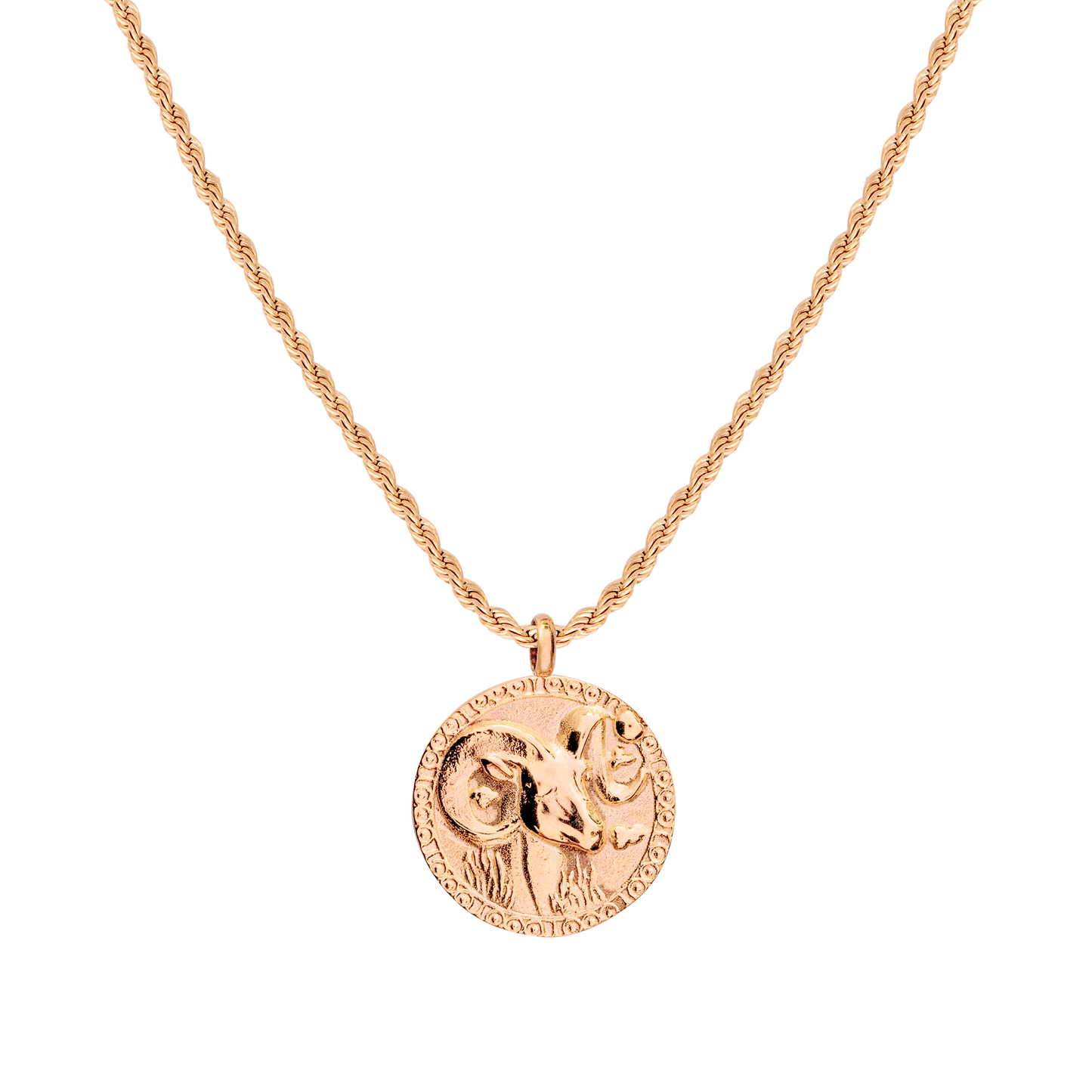 Zodiac Sign Collana Oro Rosa