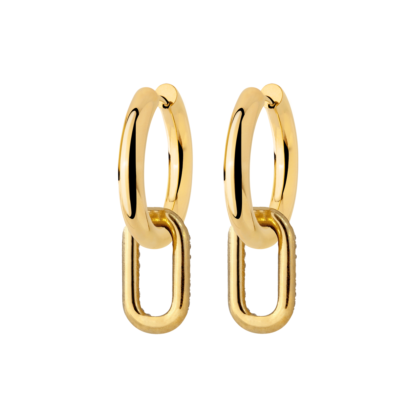 Chunky Glam it up Hoop Set Medium Oro