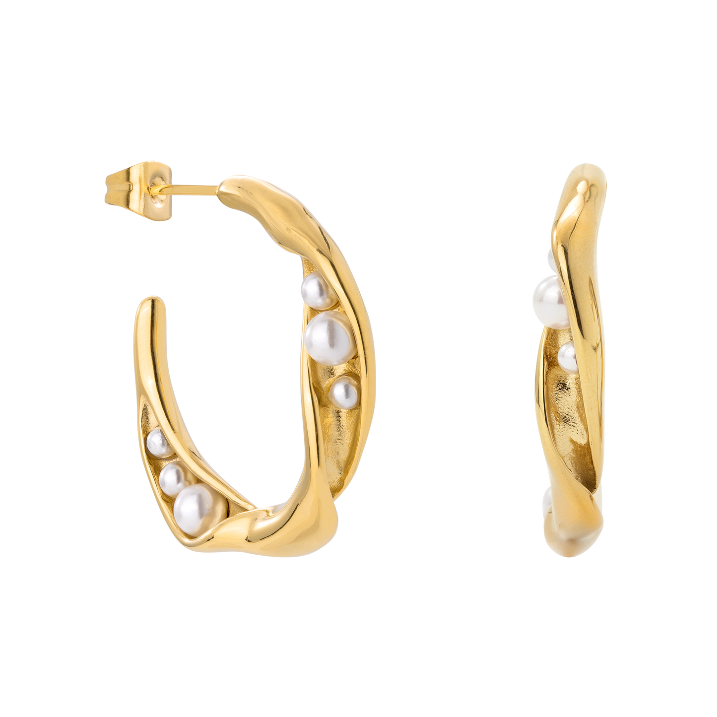 Branch Pearl Orecchini Oro