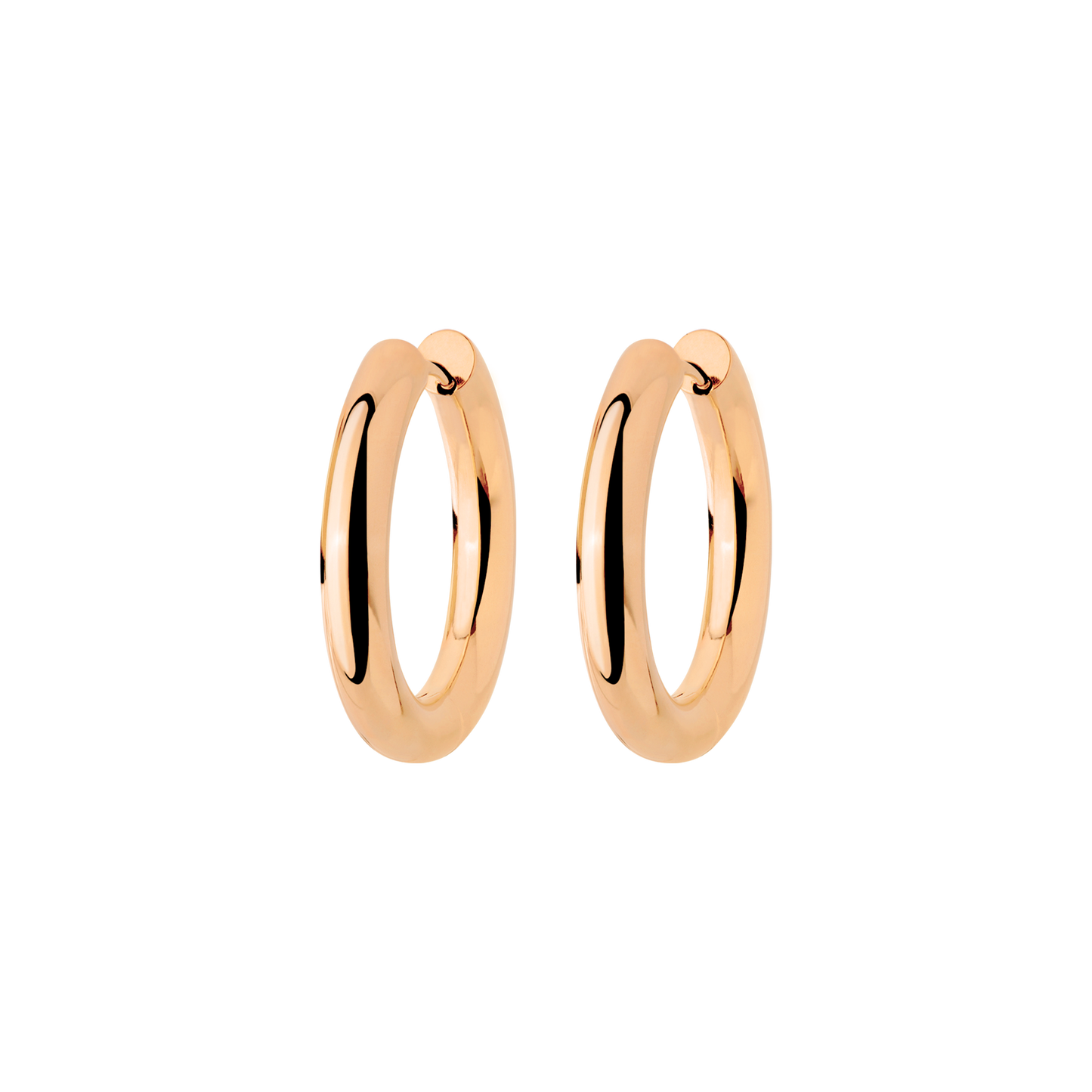 Chunky Hoopies Medium Oro Rosa