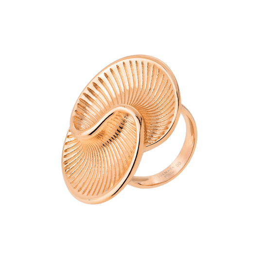 Winding Spiral Anello Oro Rosa