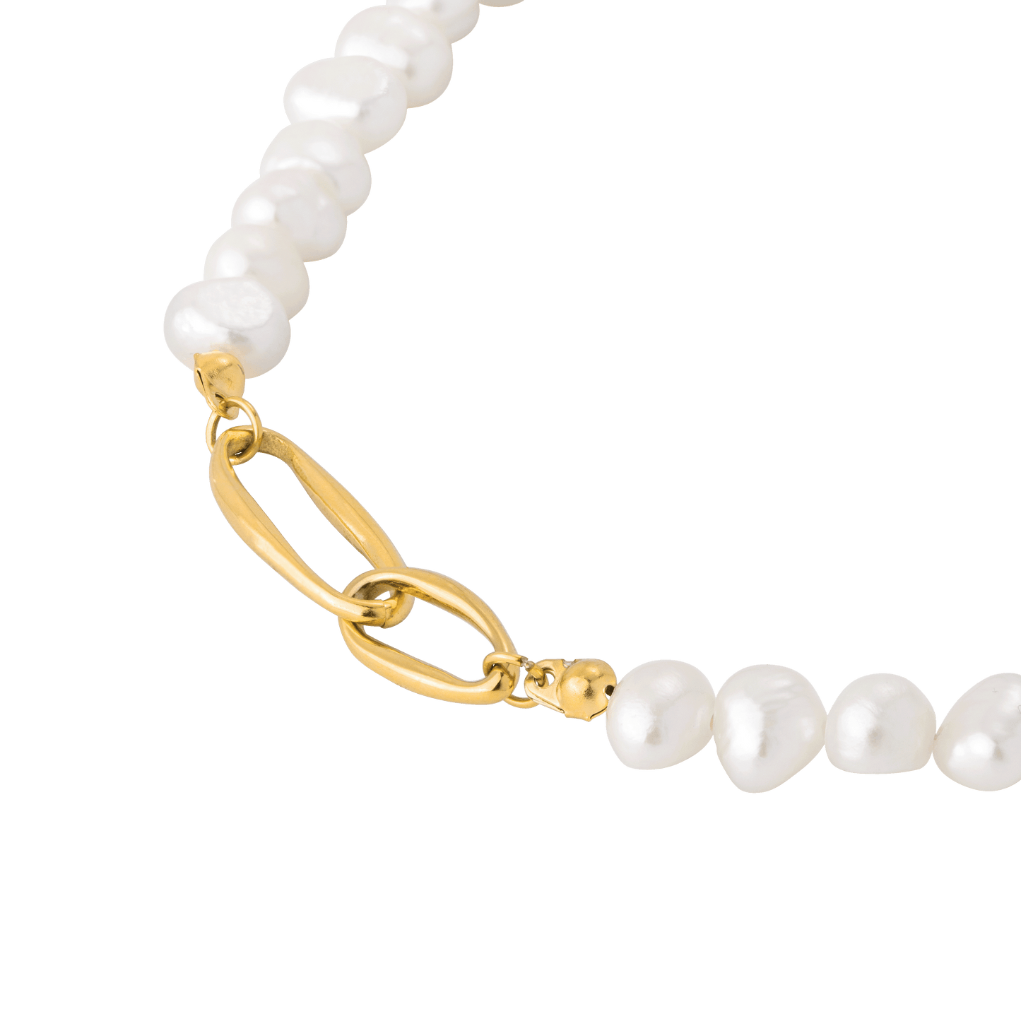 Fluidity Pearl Collana Oro