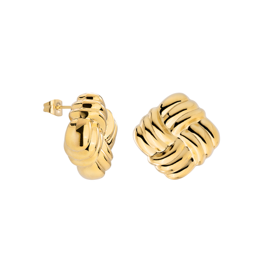 Granny Button Orecchini Large Oro