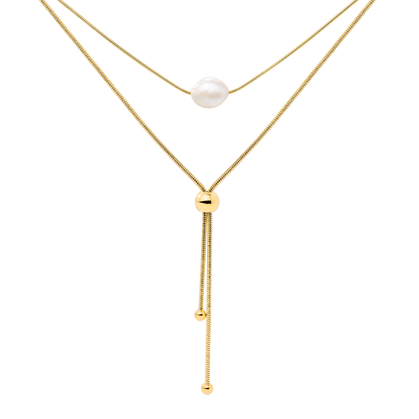 Minimalistic Elegance Necklace Bundle Oro