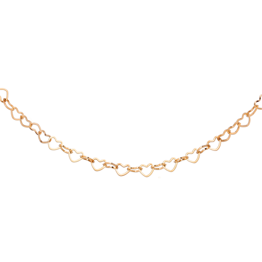 Heart after Heart Collana Oro Rosa