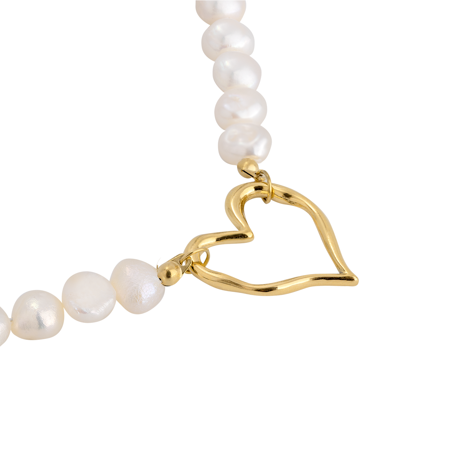 Melting Heart Pearl Bracciale Oro
