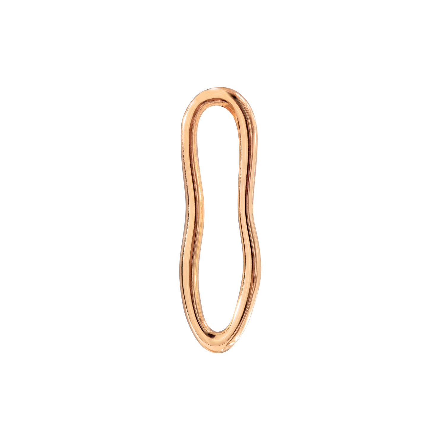 Blending Shapes Oval Hoop Set Baby Oro Rosa