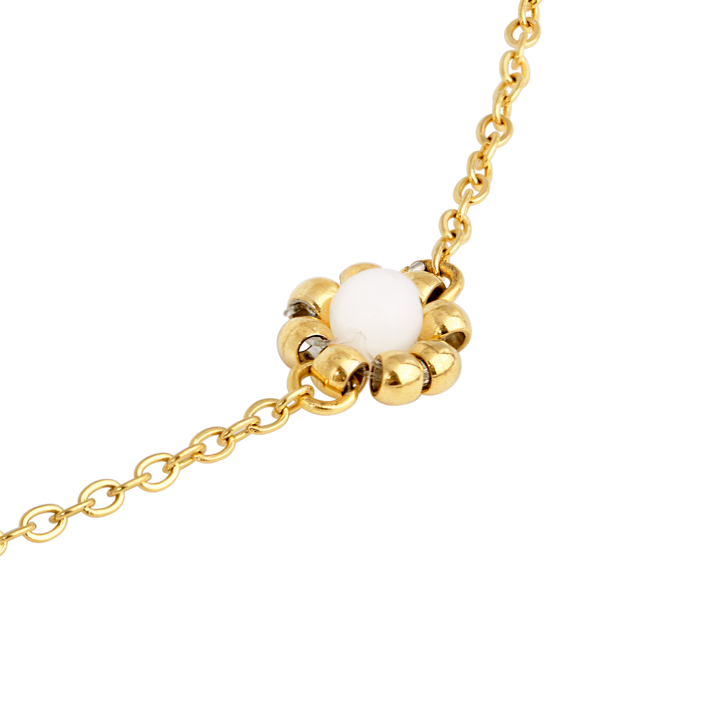 Flower 'n' Beads Collana Oro