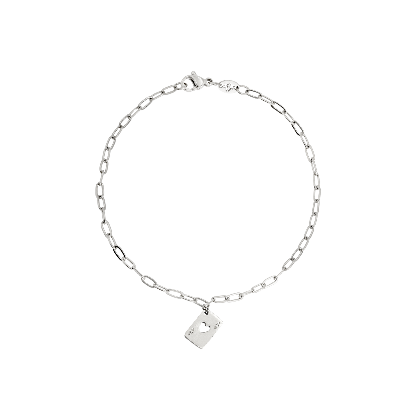 Ace Up the Sleeve Bracciale Argento