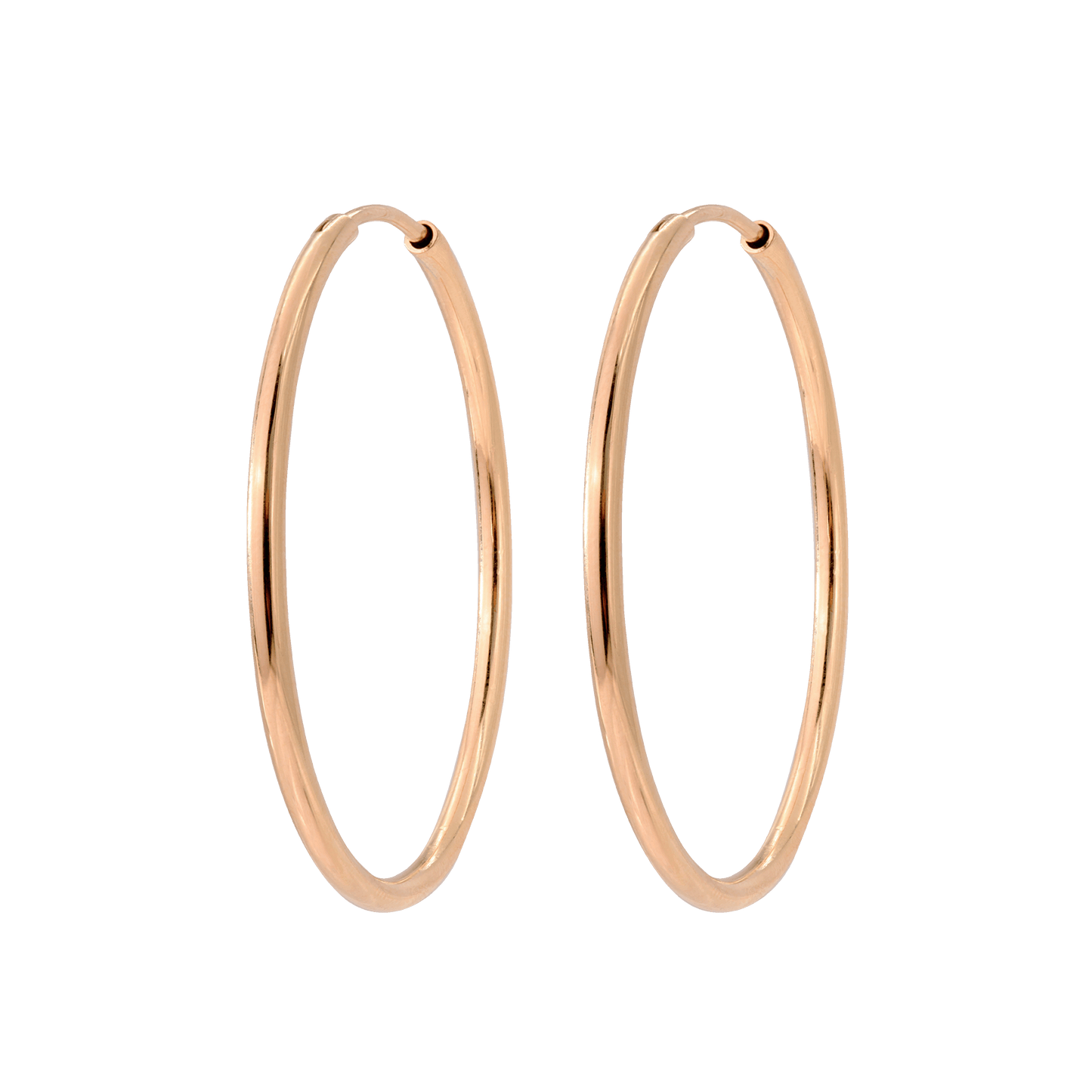 Maxi Hoops Oro Rosa