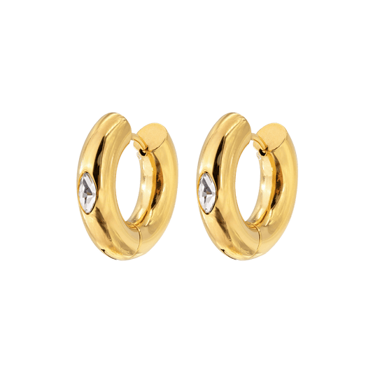 Phat Glowy Hoops Oro