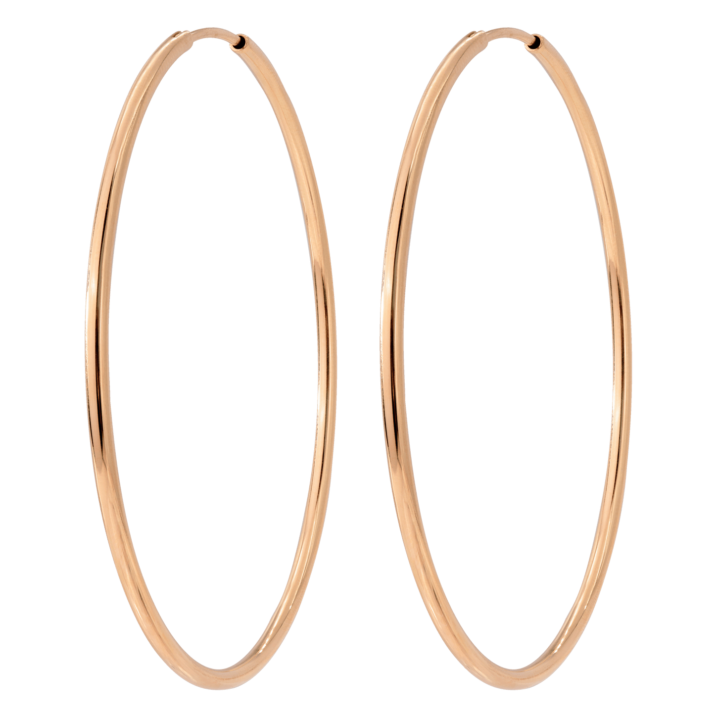Super Maxi Hoops Oro Rosa