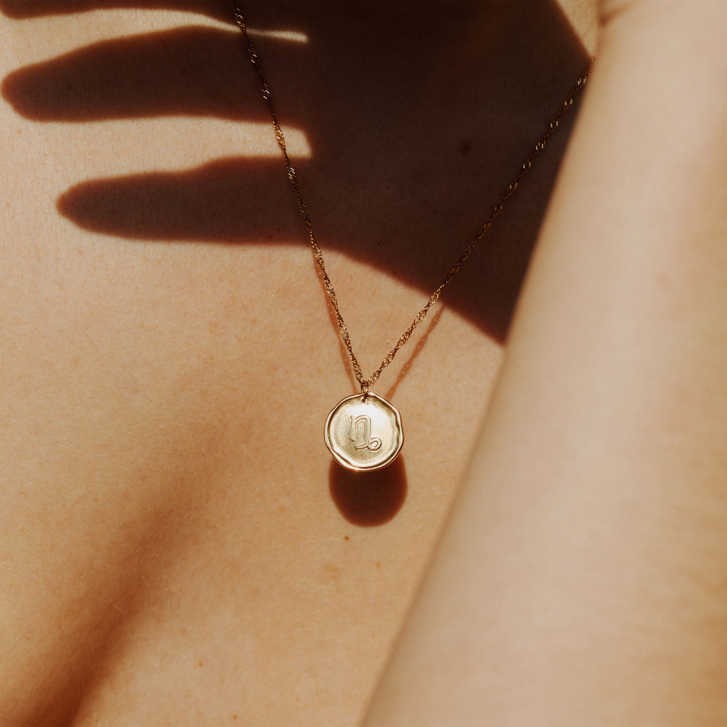 Zodiac Collana - Capricorno Oro Rosa