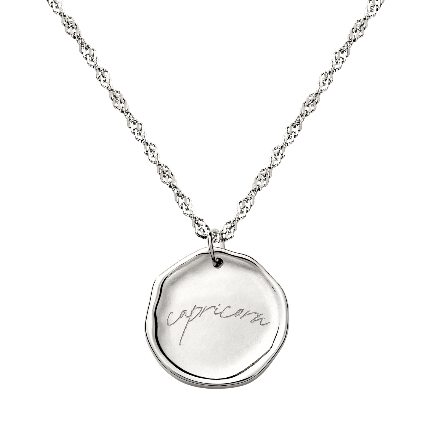 Zodiac Collana - Capricorno Argento