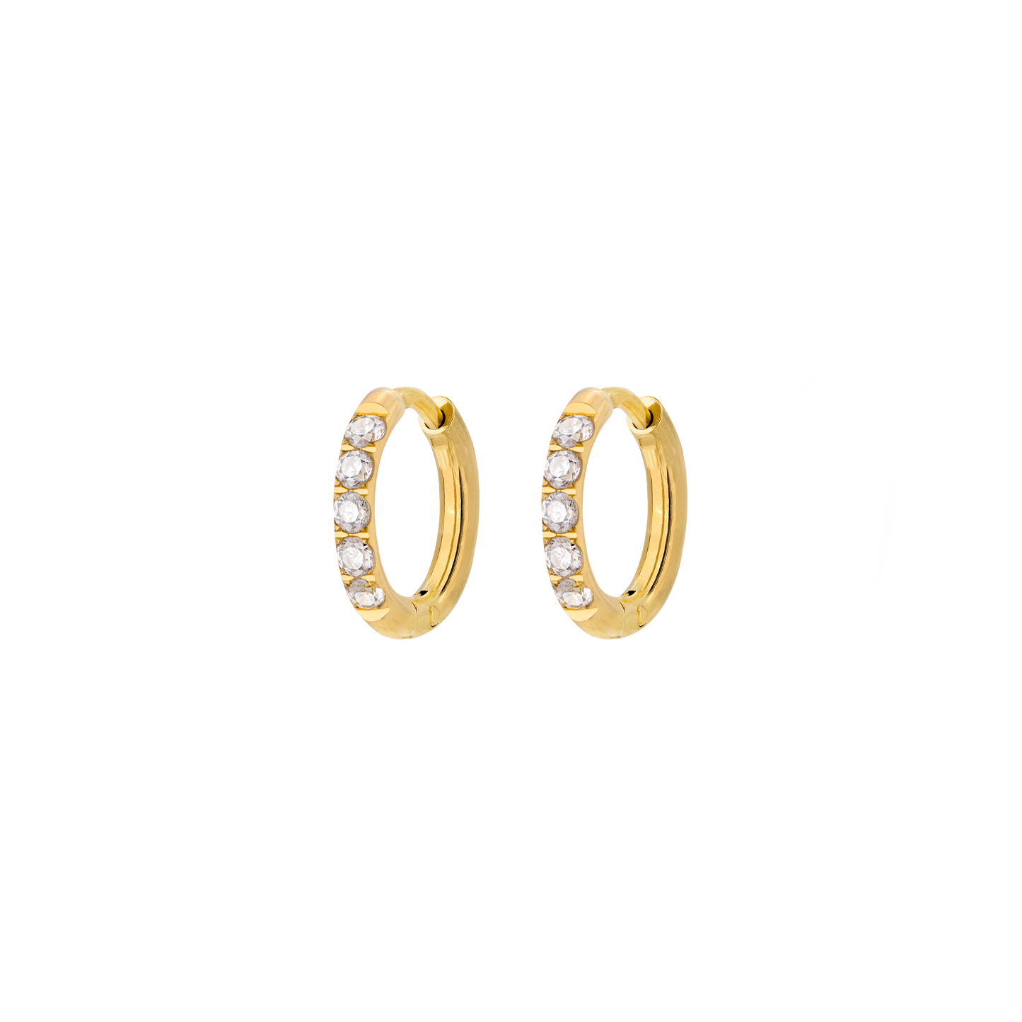 Glimmer Hoops Baby Oro