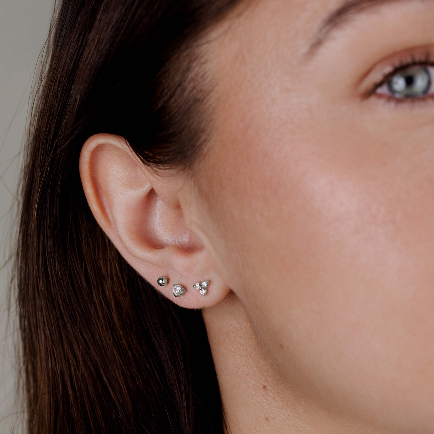 Glimmer Trio Orecchini Bundle Argento
