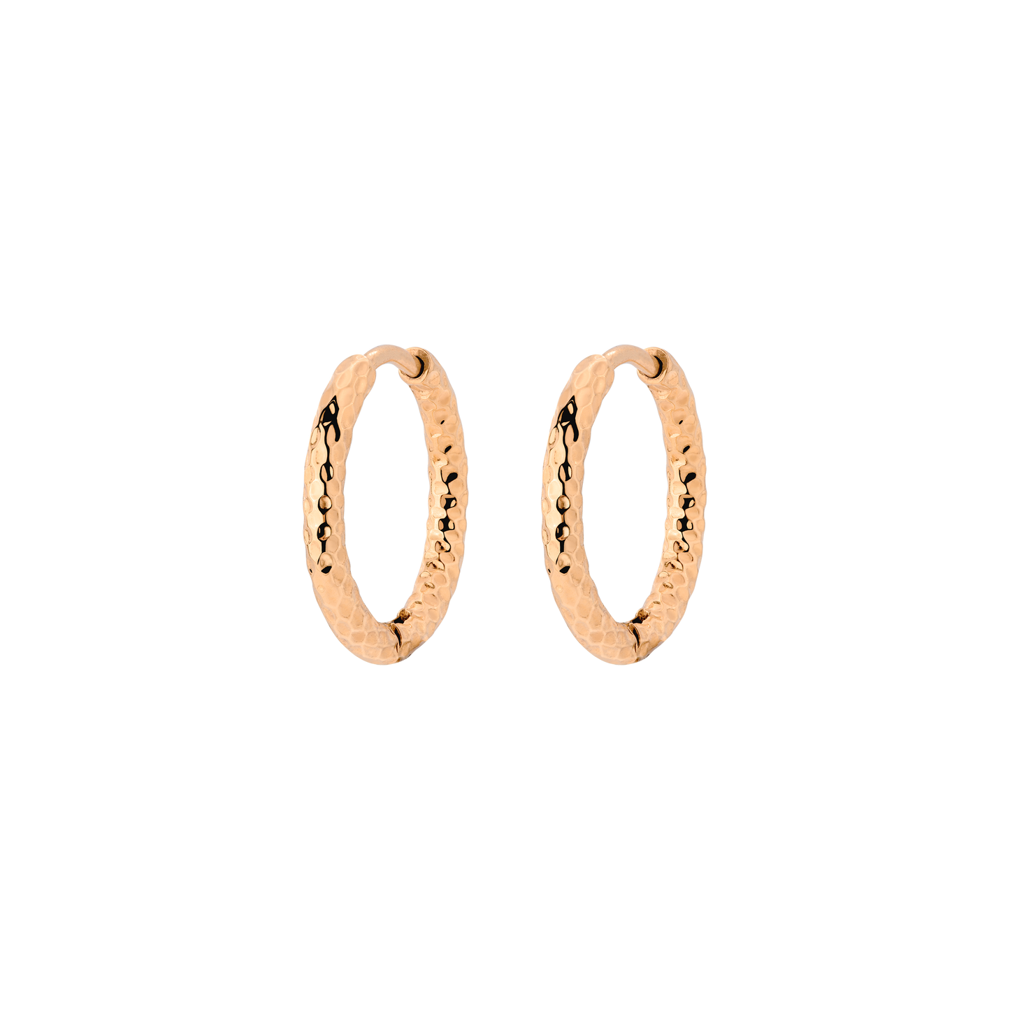 Prism Hoops Small Oro Rosa