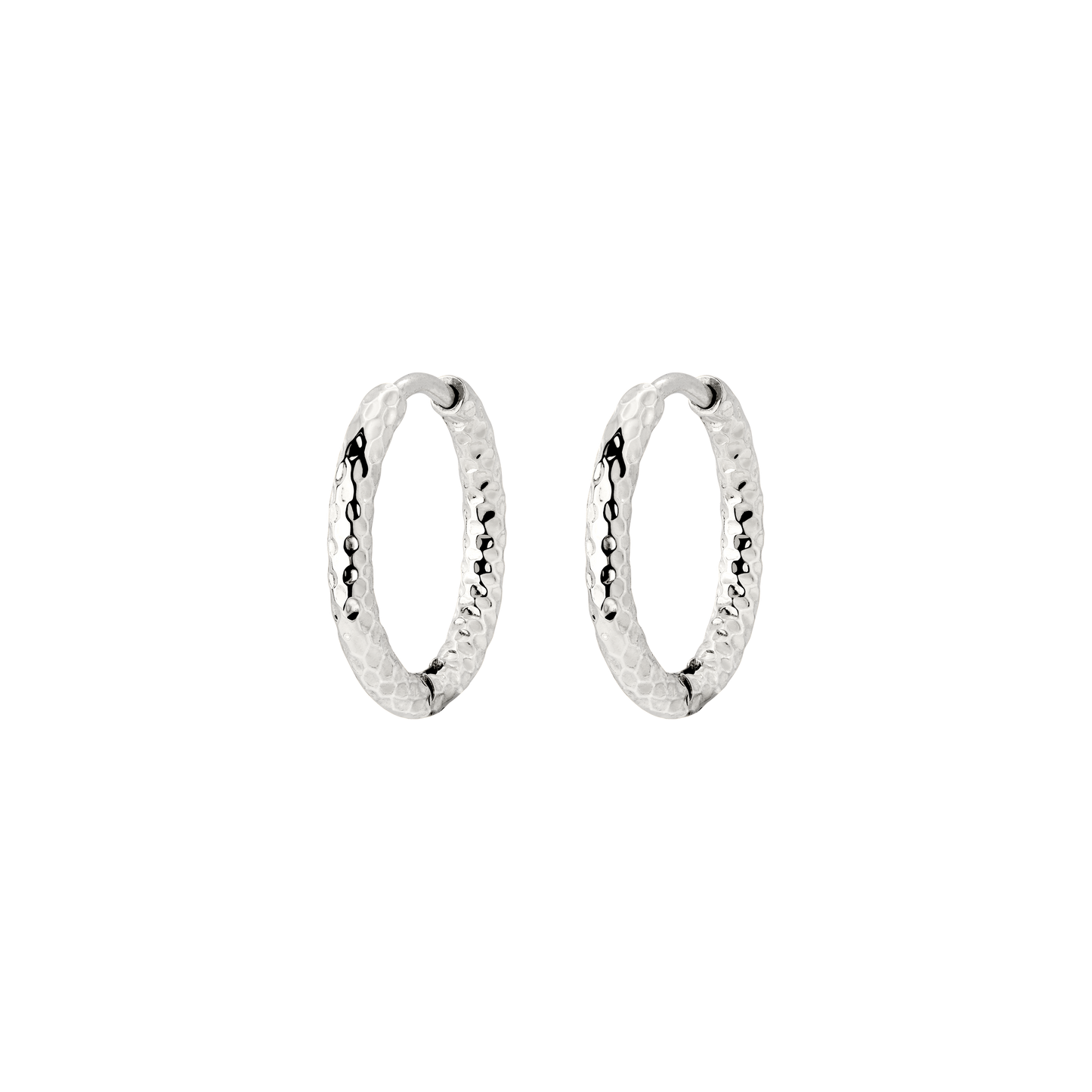 Prism Hoops Small Argento