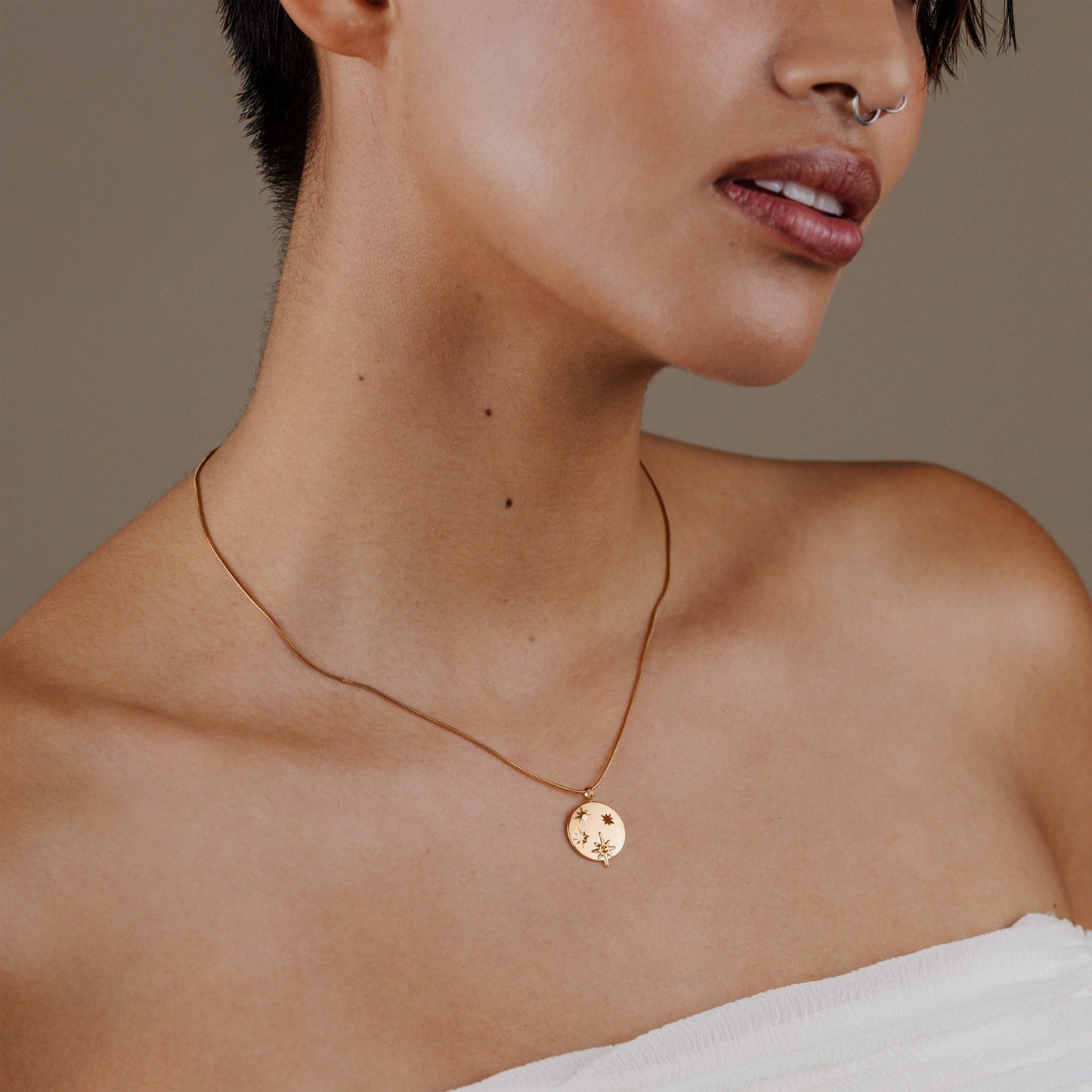 Shiny Stars Collana Oro Rosa