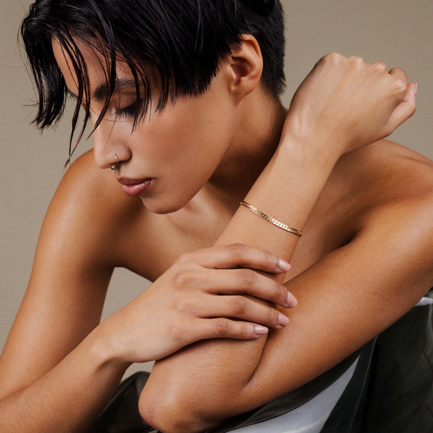 Snaked Bracciale Oro Rosa