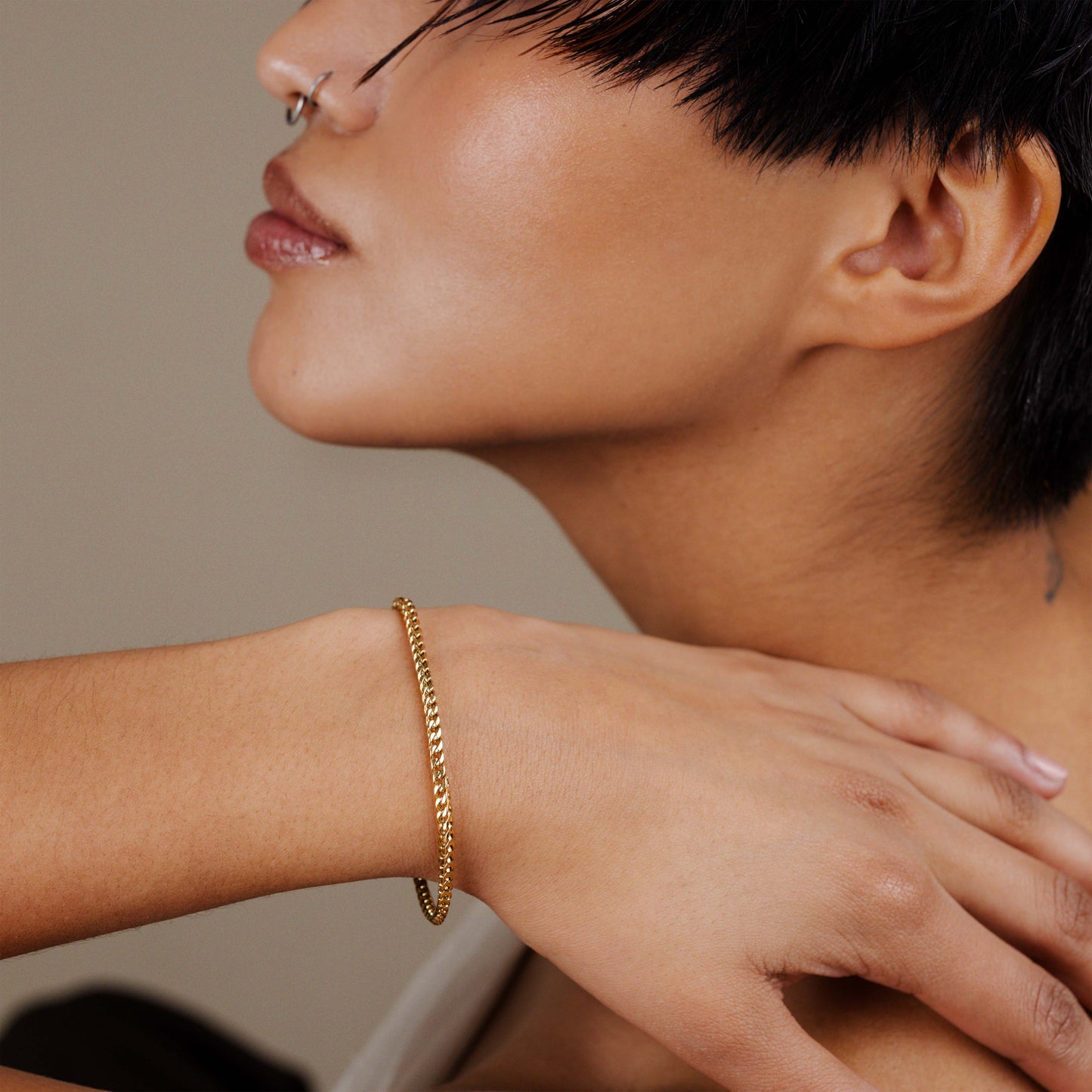 Spiga Chain Bracciale Oro
