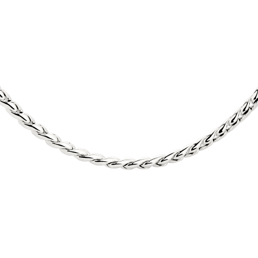 Spiral Links Collana Argento